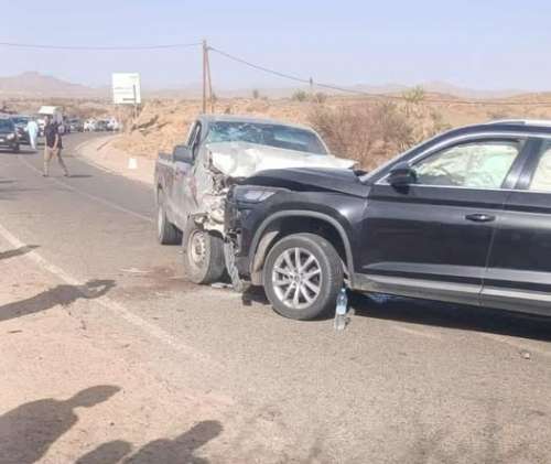 حادثة سير خطيرة تؤدي بحياة سائق دراجة نارية نواحي ألنيف+ صور