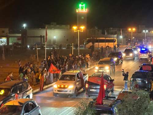 مرزوگة .. احتفالات فريدة ونوعية باللحظة التاريخية الحاسمة بمجلس الامن الدولي + صور