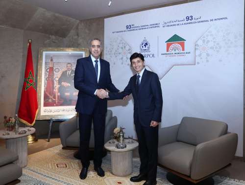 المدير العام للأمن الوطني ومراقبة التراب الوطني يستقبل السيد فيصل شهكار،رئيس جهاز الشرطة التابع لهيئة الأمم المتحدة ووكيل الأمين العام لش