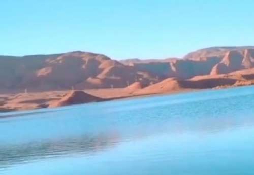 سد الحسن الداخل  بالرشيدية .. نسبة الملء تبلغ 74 في المائة